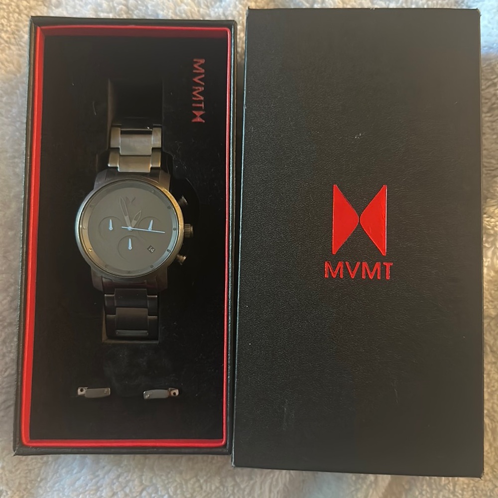 MVMT Chronograph Gun Metal Watch